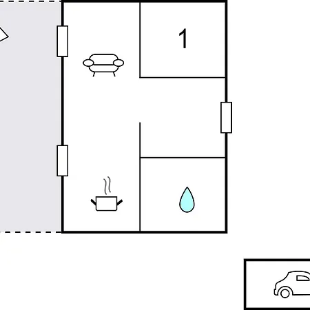 1 Bedroom Pet Friendly In Apartment